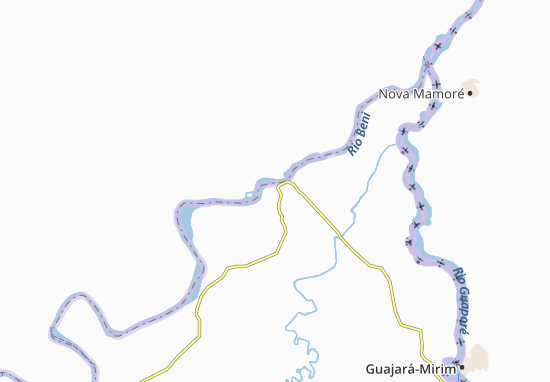 Karte Stadtplan Cachuela Esperanza