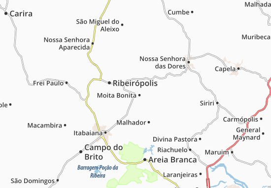 Kaart Plattegrond Moita Bonita