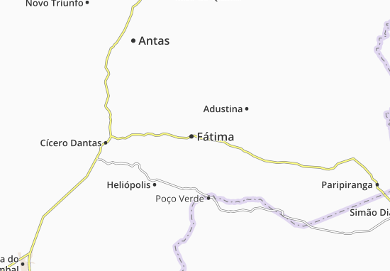 Mapa Fátima