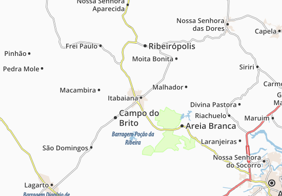 Itabaiana Map