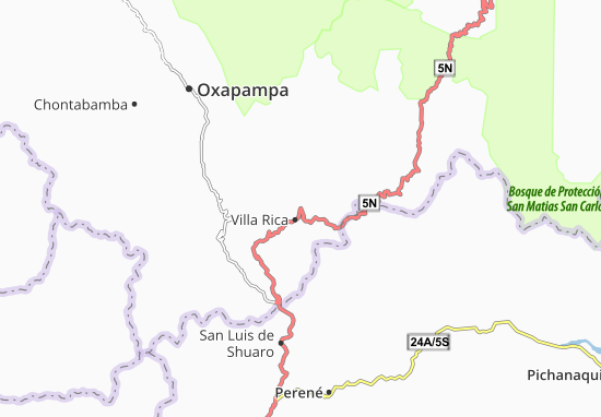 Carte-Plan Villa Rica