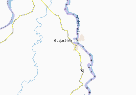 Karte Stadtplan Guayaramerin