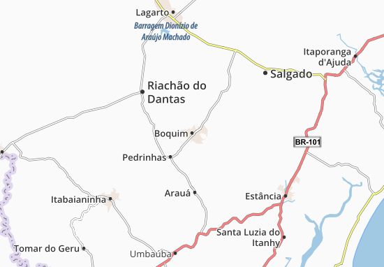 Boquim Map
