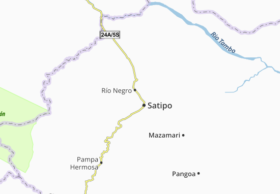 Kaart Plattegrond Río Negro