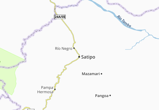 Karte Stadtplan Satipo