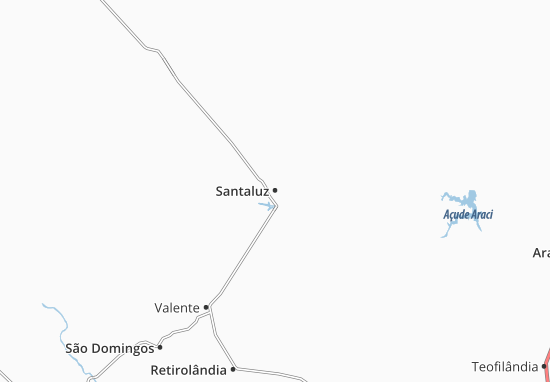Karte Stadtplan Santaluz