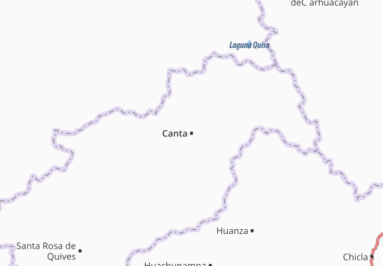 Karte Stadtplan Canta
