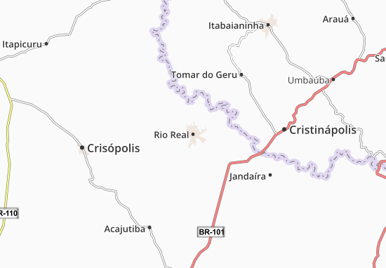 Rio Real Map