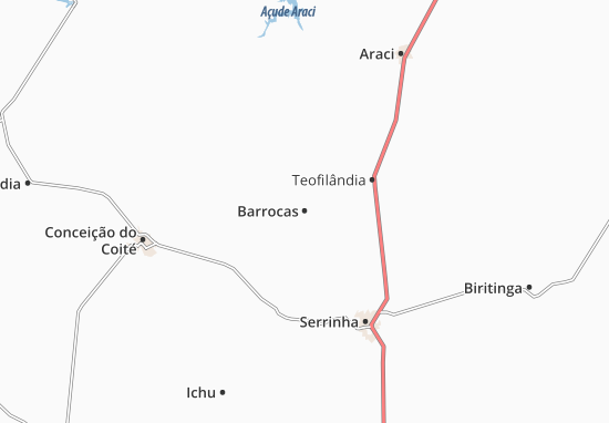 Barrocas Map