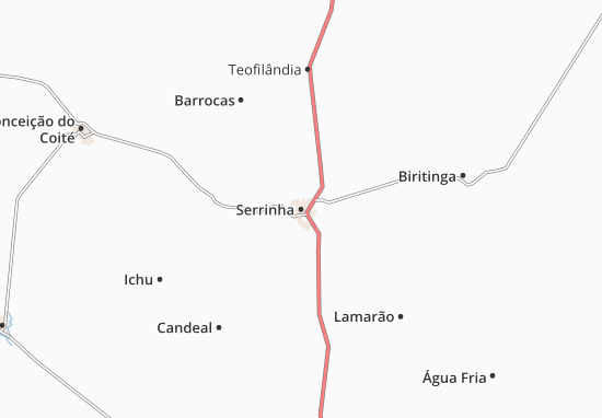 Serrinha Map