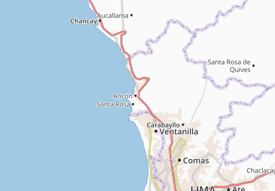 Ancón Map