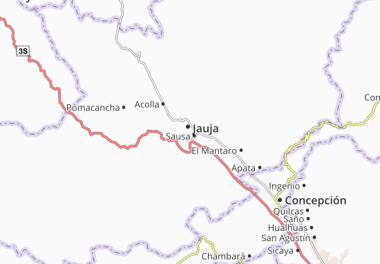 Yauyos Map