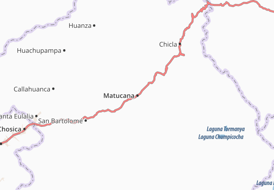 Karte Stadtplan Matucana