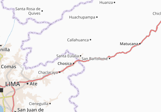 Mapa Santa Eulalia