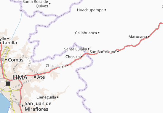 Chosica Map