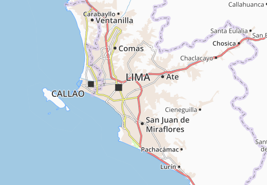 Karte Stadtplan San Luis