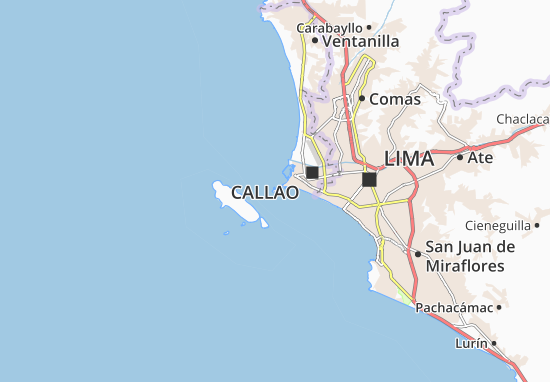 Karte Stadtplan La Punta