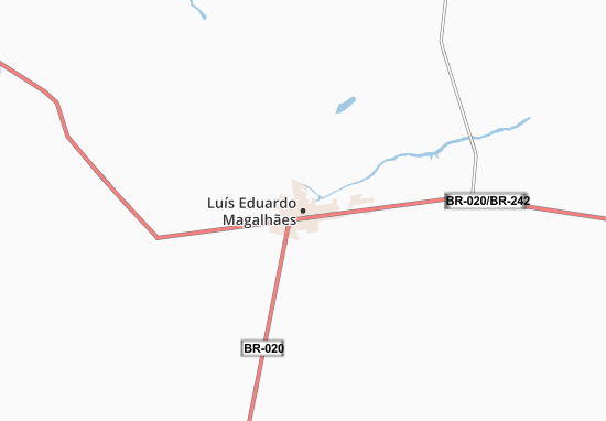 Karte Stadtplan Luís Eduardo Magalhães