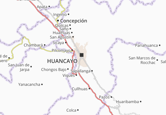 Kaart Plattegrond Chilca