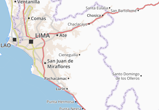 Cieneguilla Map