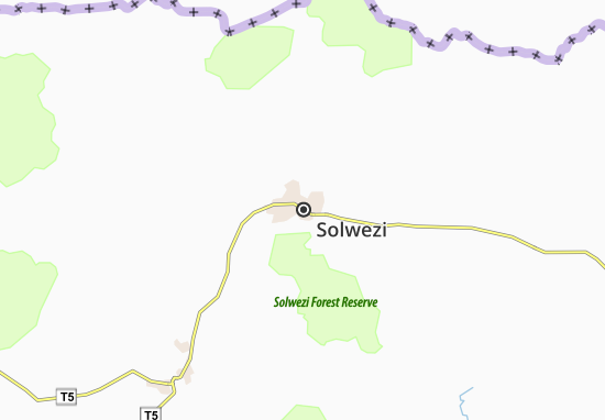 Karte Stadtplan Solwezi