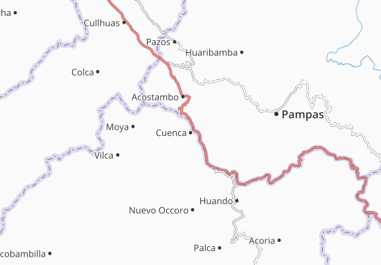 Kaart Plattegrond Cuenca