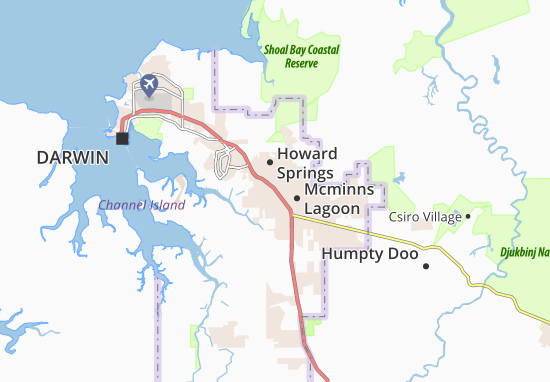 Mcminns Lagoon Map