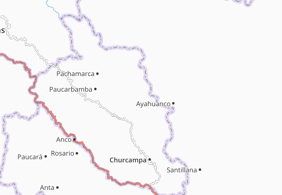 Mapa San Pedro de Coris