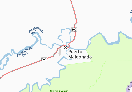 Kaart Plattegrond Puerto Maldonado