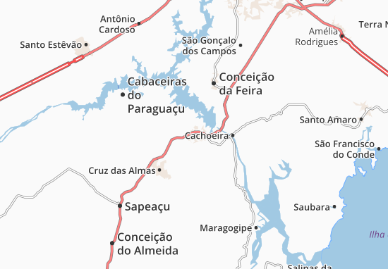 Governador Mangabeira Map