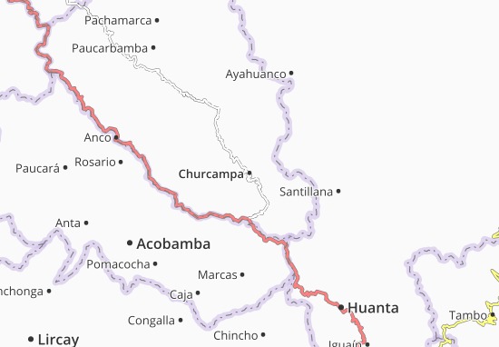 Churcampa Map