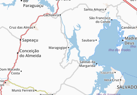 Kaart Plattegrond Maragogipe