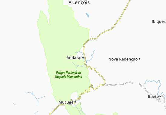 Mapa Andaraí