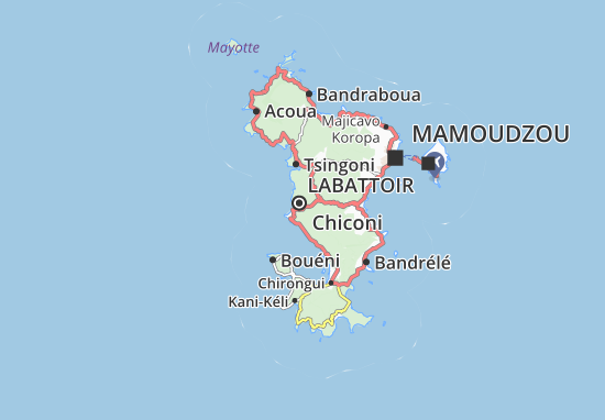 Kaart Plattegrond Mangajou