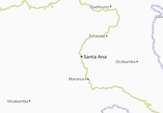 Carte-Plan Santa Ana