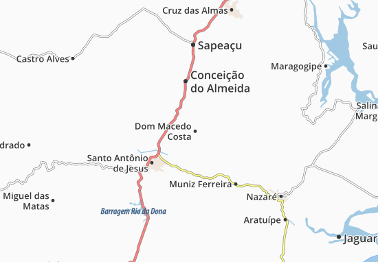 Dom Macedo Costa Map