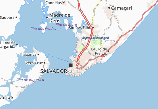 Kaart Plattegrond Marechal Rondon