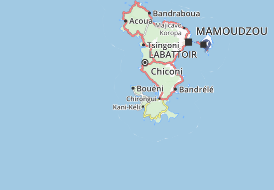 Kaart Plattegrond Bambo-Ouest