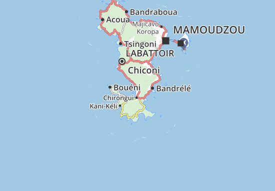 Mramadoudou Map
