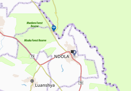 Kaart Plattegrond Chifuba