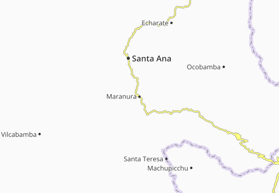 Kaart Plattegrond Maranura