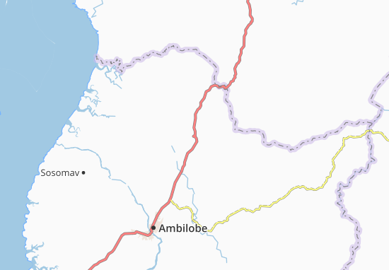 Karte Stadtplan Ambilomagodro