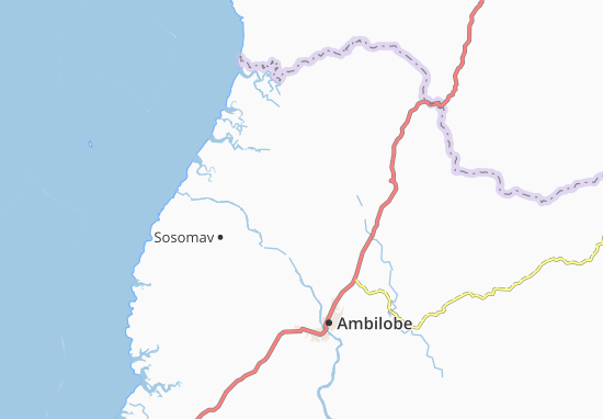 Karte Stadtplan Antsaravibe