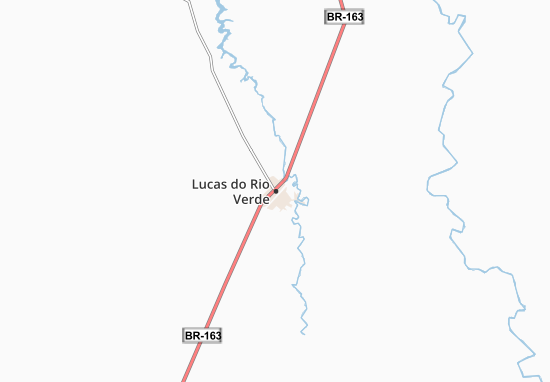 Karte Stadtplan Lucas do Rio Verde