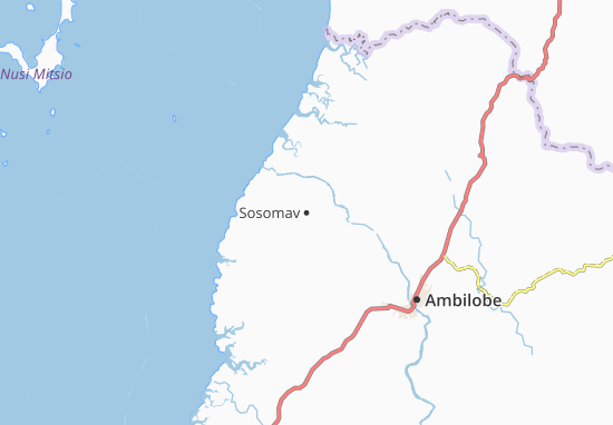 Karte Stadtplan Sosomav