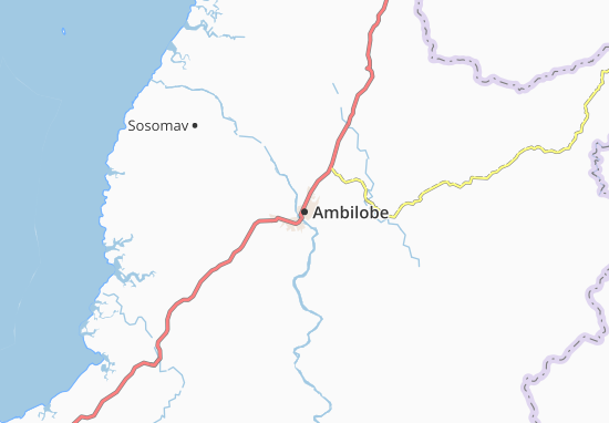 Karte Stadtplan Ambilobe