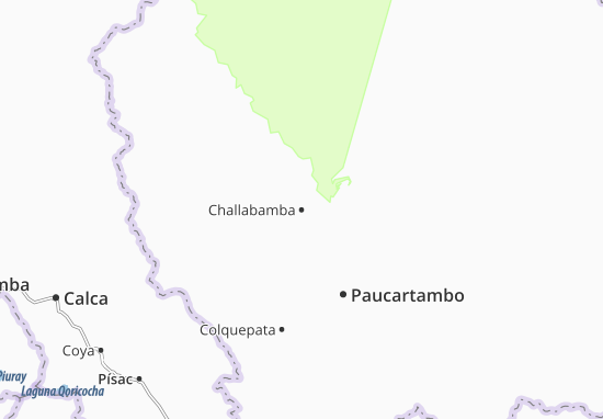 Karte Stadtplan Challabamba