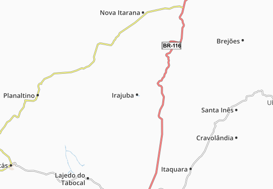 Kaart Plattegrond Irajuba