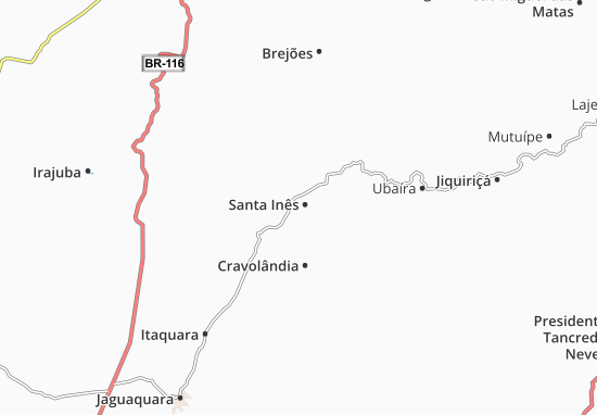 Mapa Santa Inês