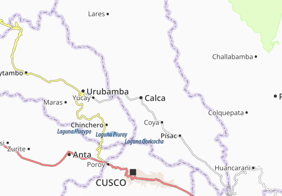Karte Stadtplan Calca